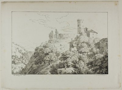 Landschap door Constant Bourgeois