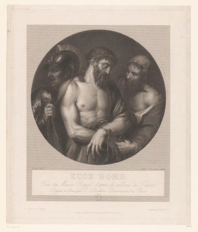 Ecce Homo door Constant Louis Antoine Lorichon