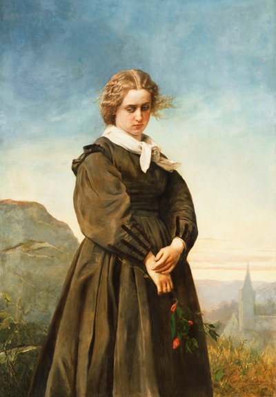 De Melancholie van de Liefde, 1866 door Constant Mayer