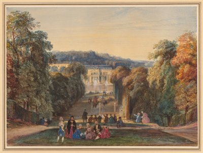 In het park van Saint Cloud door Constant Troyon