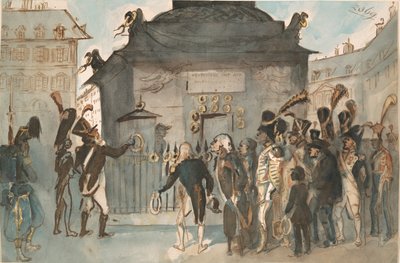 Oude soldaten van het keizerrijk door Constantin Guys
