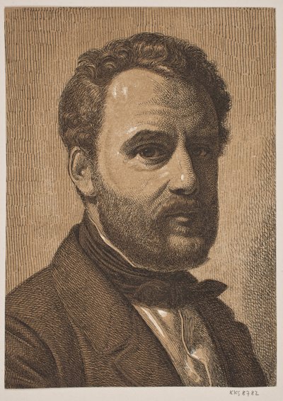 Portret van Wilhelm Marstrand door Constantin Hansen