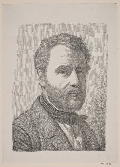 Portret van Wilhelm Marstrand door Constantin Hansen