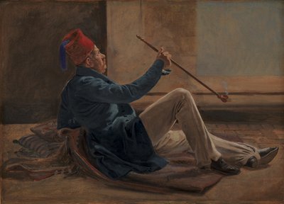 De architect Gottlieb Bindesbøll door Constantin Hansen