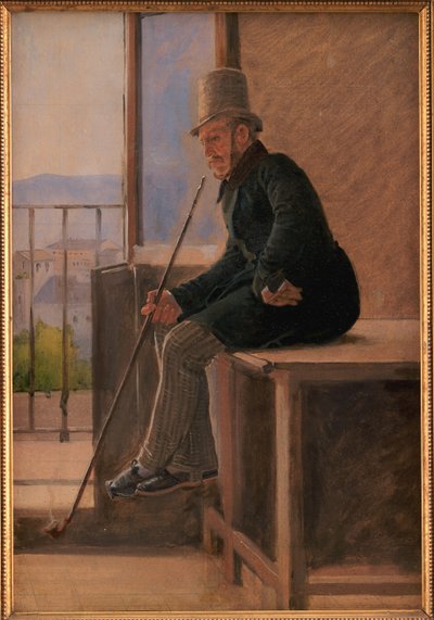 De Schilder Jørgen Sonne door Constantin Hansen