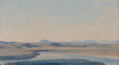 Tiberlandschap bij Acqua Acetosa door Constantin Hansen