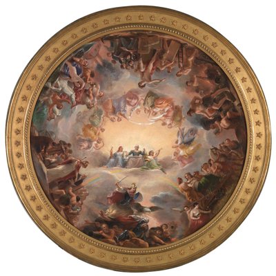 Studie voor de Apotheose van Washington in de Rotunda van het United States Capitol Building door Constantino Brumidi