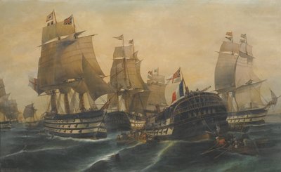 De Slag bij Trafalgar door Constantinos Volanakis