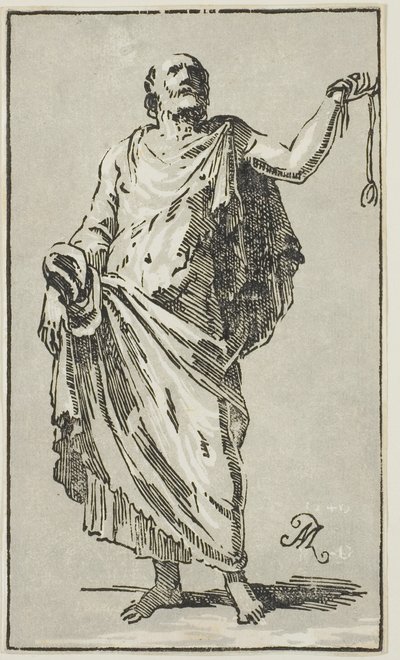 Een apostel door Conte Antonio Maria Zanetti the Elder