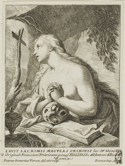 Heilige Maria Magdalena door Conte Pietro Antonio Rotari