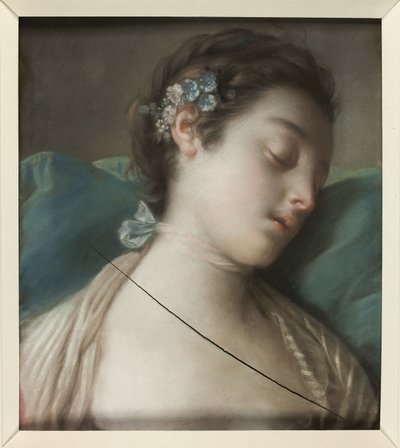 Slapend Meisje door Conte Pietro Antonio Rotari