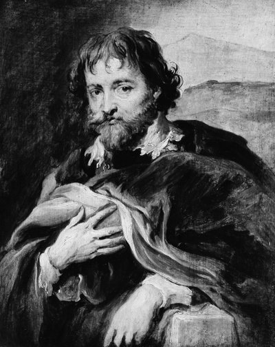 Sir Peter Paul Rubens door Copy after Anthony van Dyck