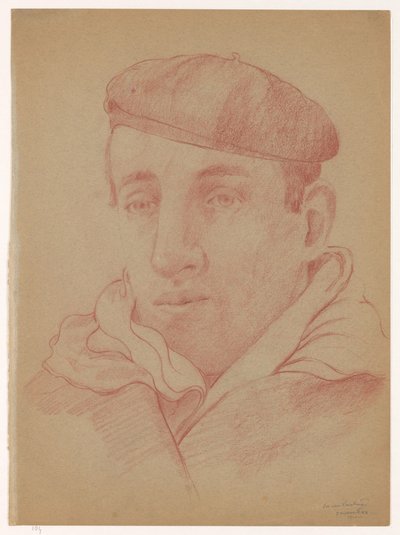 Zelfportret met alpinopet: B-1-1, 5 maart door Cor van Teeseling