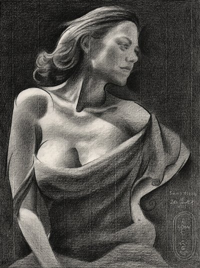 Elegant vrouwenportret door Corné Akkers