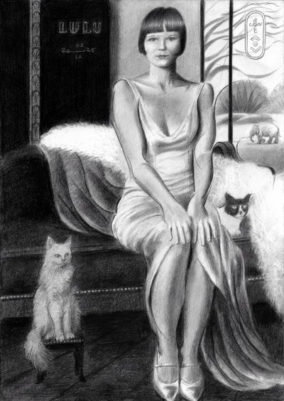 Vintage glamour met katten door Corné Akkers