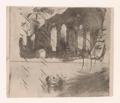 Ruïnes van een abdij door Corneille Seghers
