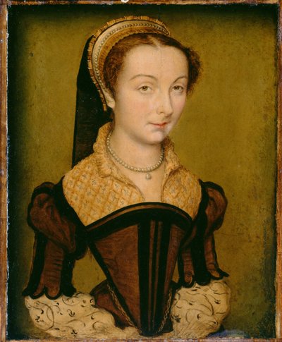 Portret van Louise de Halluin, dame de Cipierre, ca. 1555 door Corneille de Lyon