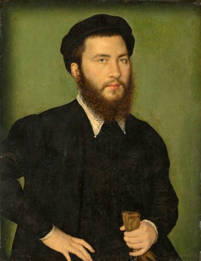 Portret van een man door Corneille de Lyon