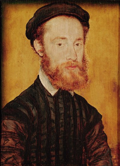 Portret van een man met blond haar door Corneille de Lyon
