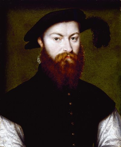 René de Batarnay, graaf van Bouchage door Corneille de Lyon