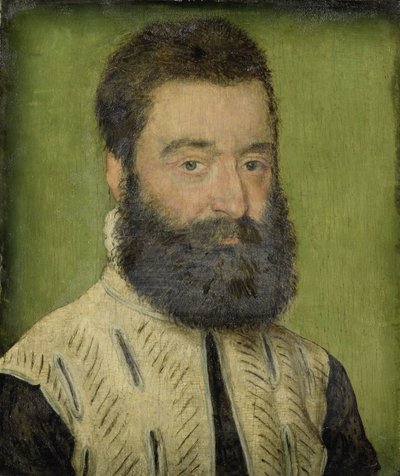 Portret van Barthélemy Aneau, hoofd van het Collège de la Trinité in Lyon door Corneille de la Haye named