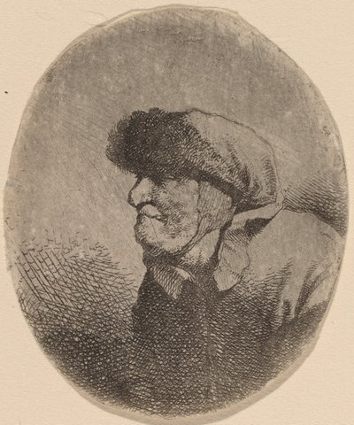 Buste van een oude vrouw door Cornelis Pietersz Bega