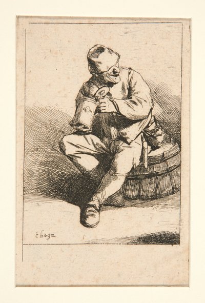 De drinker door Cornelis Pietersz Bega
