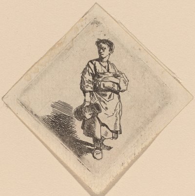 De Vrouw met de Kruik, Staand door Cornelis Pietersz Bega