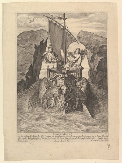 Symplegades, 17e eeuw door Cornelis Bloemaert