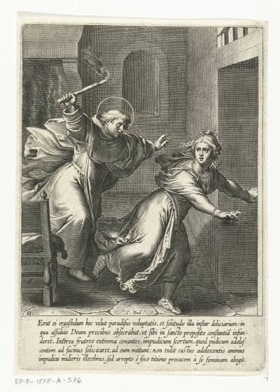 Thomas verjaagt de verzoeking door Cornelis Boel
