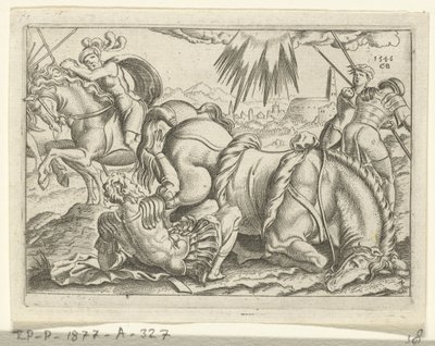 Bekering van Paulus door Cornelis Bos