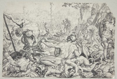 De koperen slang en de plaag van vurige slangen door Cornelis Bos