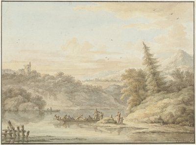 Rivierlandschap door Cornelis Buys