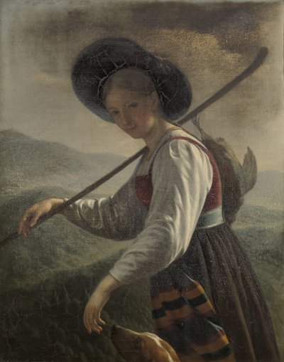 Zwitserse boerin door Cornelis Cels