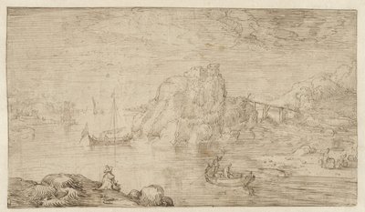 Riviergezicht door Cornelis Claesz van Wieringen (attributed to)