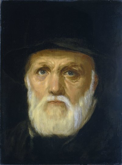 Dirck Volkertsz Coornhert (1522-90). Schrijver en graveur door Cornelis Cornelisz. van Haarlem (copy after)