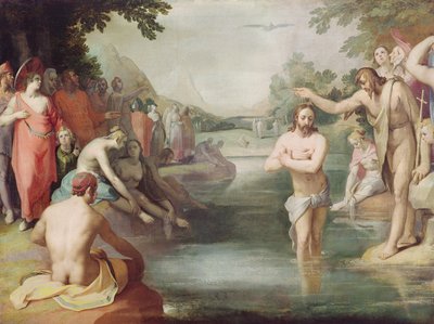 Doop van Christus door Cornelis Cornelisz van Haarlem