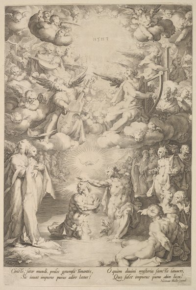 Doop van Christus door Cornelis Cornelisz van Haarlem