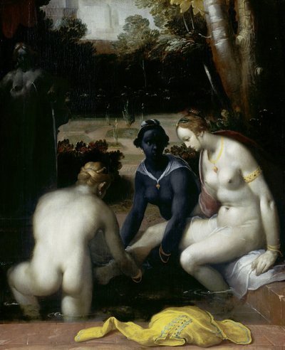 Bathseba bij haar Toilet door Cornelis Cornelisz. van Haarlem