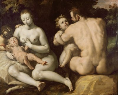 De familie van Noach door Cornelis Cornelisz van Haarlem