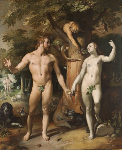 De Val van de Mens door Cornelis Cornelisz. van Haarlem