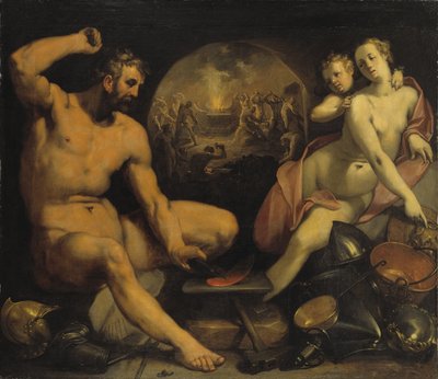 Venus en Vulcanus door Cornelis Cornelisz van Haarlem