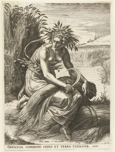 Ceres door Cornelis Cort