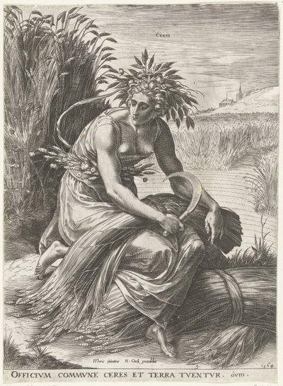 Ceres door Cornelis Cort