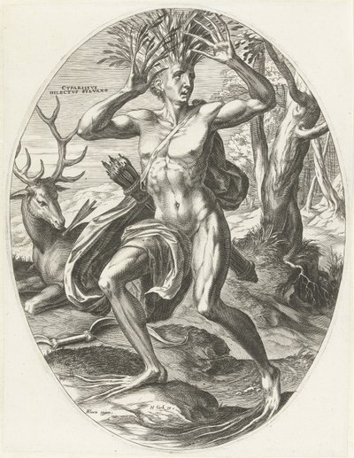 Cyparissus door Cornelis Cort