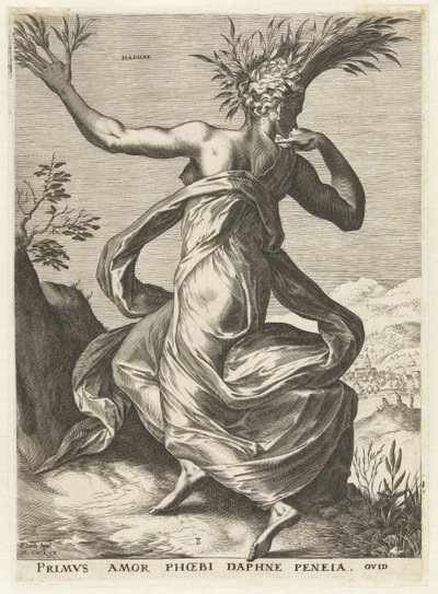 Daphne door Cornelis Cort