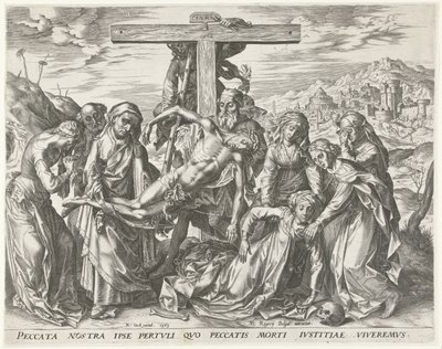 Kruisafneming door Cornelis Cort