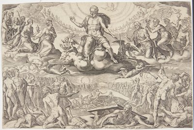 Het Laatste Oordeel door Cornelis Cort