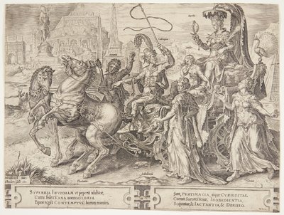 De triomf van trots door Cornelis Cort