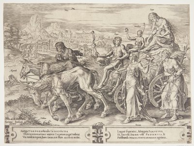 De triomf van verlangen door Cornelis Cort